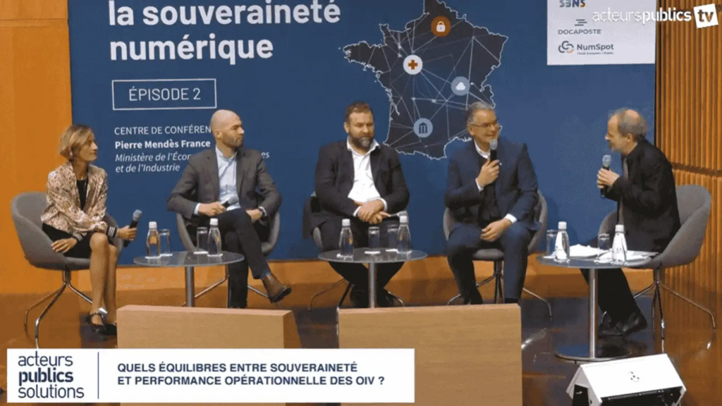 NumSpot était partenaire du grand débat de la souveraineté numérique, épisode 2, organisé par Acteurs publics le 9 décembre 2024